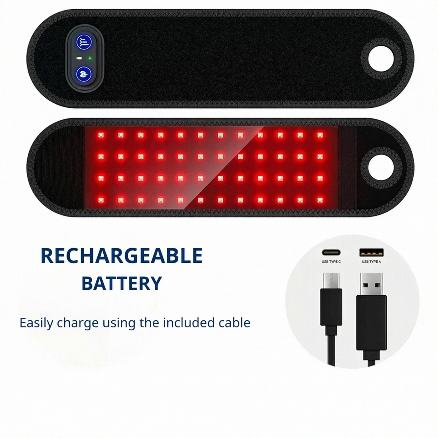 TheraGlow Red Light Therapy Wrist Wrap